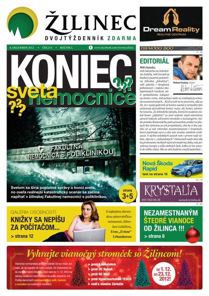 E-magazín Žilinec 4/2012 - Dr. Press, s.r.o.