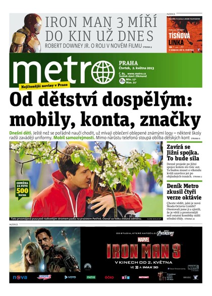 E-magazín METRO 2.5.2013 - deník METRO