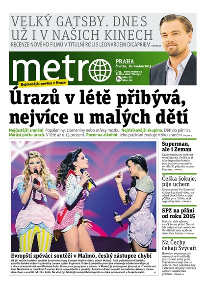 E-magazín METRO 16.5.2013 - deník METRO