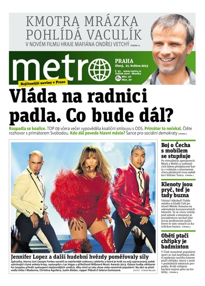 E-magazín METRO 21.5.2013 - deník METRO