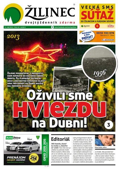 E-magazín Žilinec 10/2013 neplatený - Dr. Press, s.r.o.