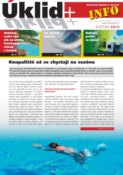 E-magazín Úklid plus [INFO] květen 2013 - Vydavatelství MAC