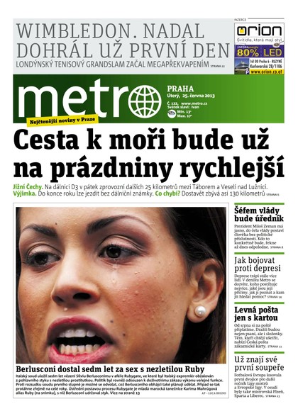 E-magazín METRO 25.6.2013 - deník METRO