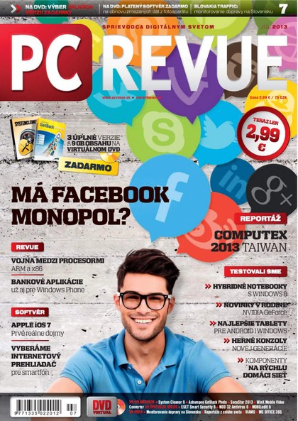 E-magazín PC REVUE 7/2013 -  DIGITAL VISIONS spol. s r.o. 