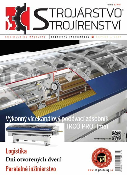 E-magazín STROJÁRSTVO/STROJÍRENSTVÍ_7-8/2013 - MEDIA/ST s.r.o.