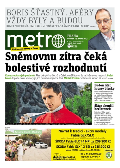 E-magazín METRO 19.8.2013 - deník METRO