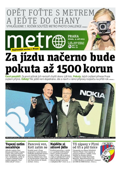 E-magazín METRO 4.9.2013 - deník METRO