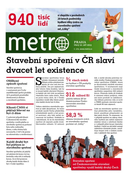 E-magazín METRO 10.9.2013 - deník METRO