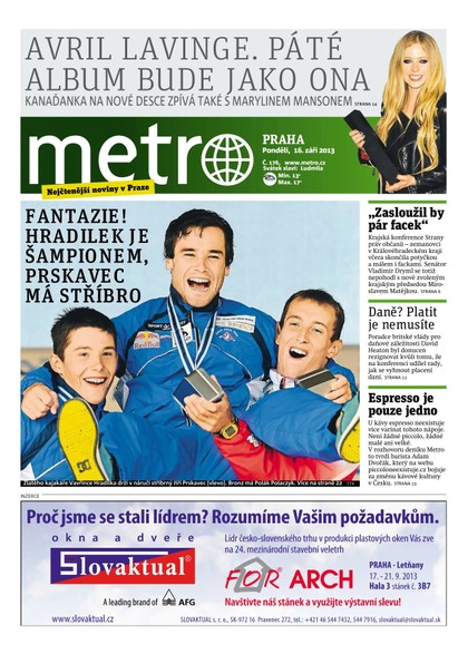 E-magazín METRO 16.9.2013 - deník METRO