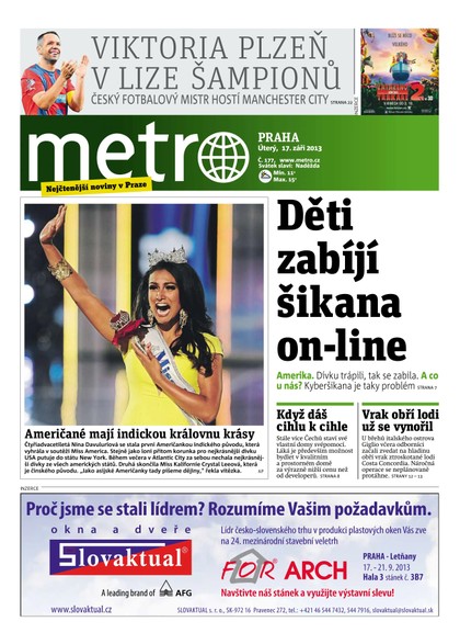 E-magazín METRO 17.9.2013 - deník METRO