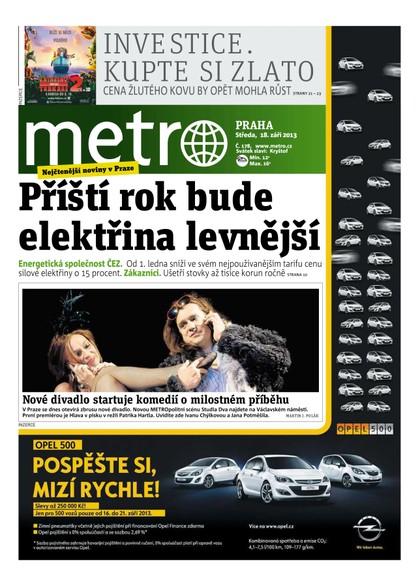 E-magazín METRO 18.9.2013 - deník METRO