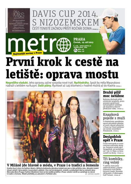 E-magazín METRO 19.9.2013 - deník METRO