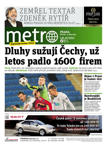 E-magazín METRO 3.10.2013 - deník METRO