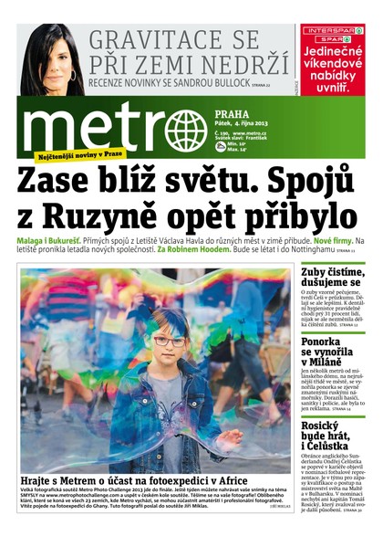 E-magazín METRO 4.10.2013 - deník METRO