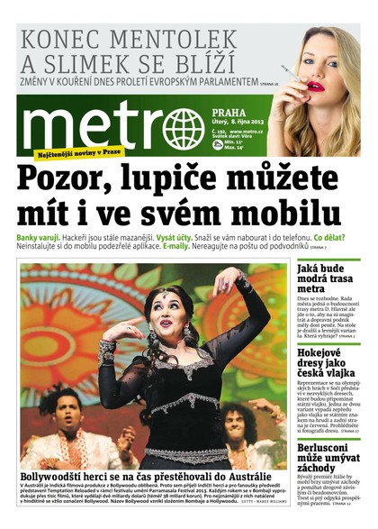 E-magazín METRO 8.10.2013 - deník METRO