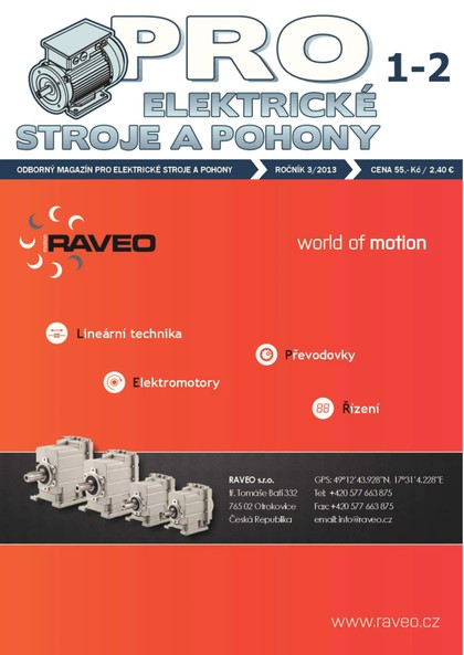 E-magazín Pro pohony 1,2 2013 - Ing. Pavel Hála - Elektromanagment