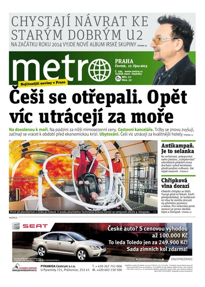 E-magazín METRO 17.10.2013 - deník METRO