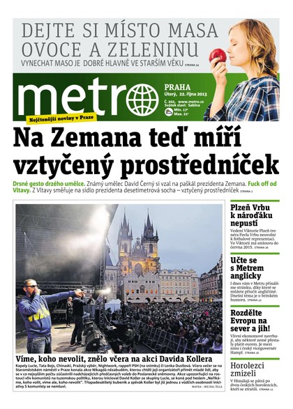 E-magazín METRO 22.10.2013 - deník METRO