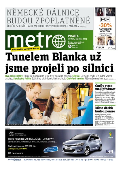 E-magazín METRO 24.10.2013 - deník METRO