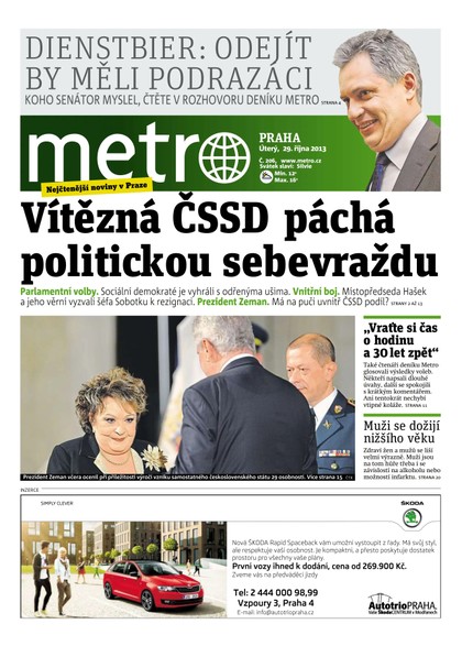 E-magazín METRO 29.10.2013 - deník METRO