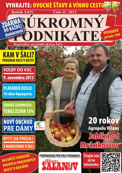 E-magazín Súkromný podnikateľ 11/2013 - Fantázia media, s. r. o.