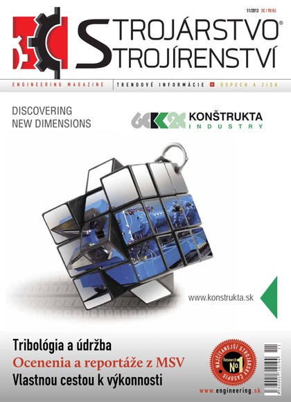 E-magazín STROJÁRSTVO/STROJÍRENSTVÍ 11/2013 - MEDIA/ST s.r.o.