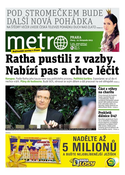 E-magazín METRO 12.11.2013 - deník METRO