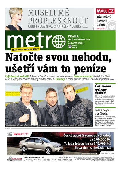 E-magazín METRO 19.11.2013 - deník METRO