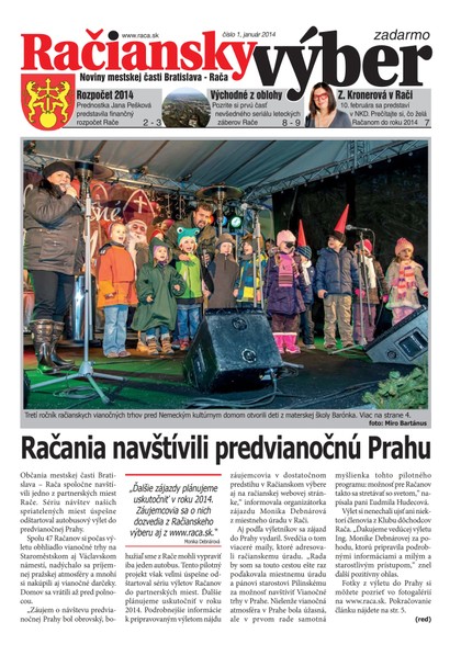 E-magazín 1/2014 - Miestny úrad Bratislava - Rača