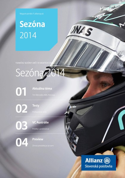 E-magazín Magazín F1 01/2014 - Allianz - Slovenská poisťovňa, a.s.