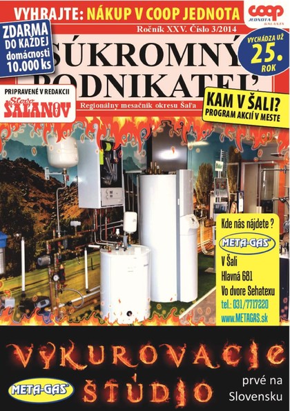 E-magazín Súkromný podnikateľ 3/2014 - Fantázia media, s. r. o.