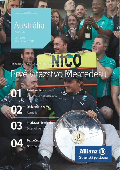 E-magazín Magazín F1 02/2014 - Allianz - Slovenská poisťovňa, a.s.