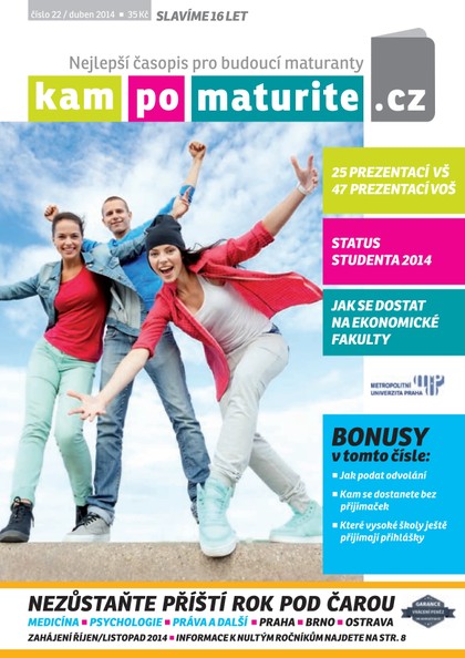 E-magazín KamPoMaturitě.CZ duben 2014 - AMOS – KamPoMaturite.cz, s.r.o.