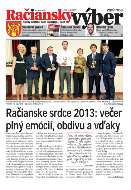 E-magazín 4/2014 - Miestny úrad Bratislava - Rača