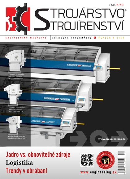 E-magazín Strojárstvo/Strojírenství 7-8/2014 - MEDIA/ST s.r.o.