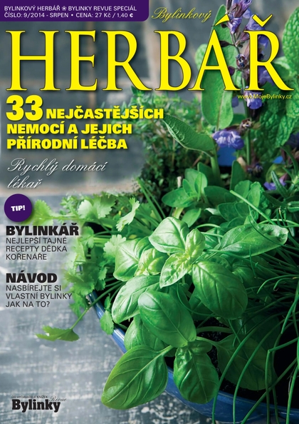 E-magazín Herbář 9/14 přírodní léčení nejběžnějších onemocnění - BYLINKY REVUE, s. r. o.
