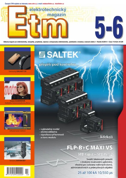 E-magazín ETM 5/6 2014 - Ing. Pavel Hála - Elektromanagment