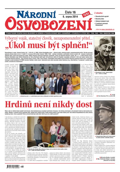 E-magazín Národní Osvobození 16/2014 - Vydavatelství MAC