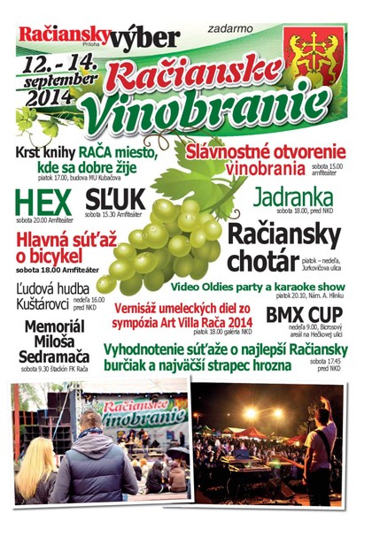 E-magazín špeciálna príloha Vinobranie k 9,2014 - Miestny úrad Bratislava - Rača