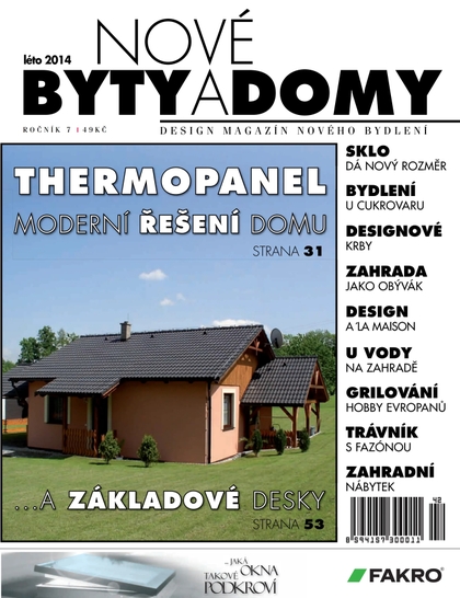 E-magazín Nové BYTY A DOMY - Léto 2014 - Ing. Radovan Pešl