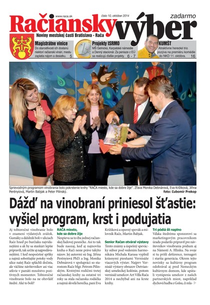 E-magazín 10,2014 - Miestny úrad Bratislava - Rača