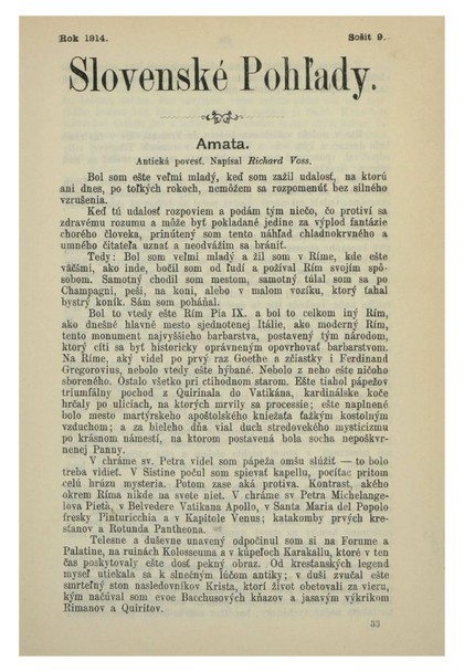 E-magazín Slovenské pohľady 9/1914 - Slovenská národná knižnica