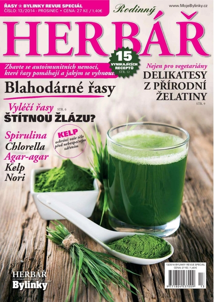 E-magazín Herbář 13/14 řasy - BYLINKY REVUE, s. r. o.
