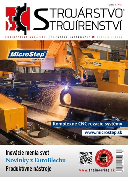 E-magazín STROJÁRSTVO/STROJÍRENSTVÍ 12/2014 - MEDIA/ST s.r.o.