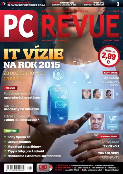 E-magazín PC REVUE 1/2015 -  DIGITAL VISIONS spol. s r.o. 