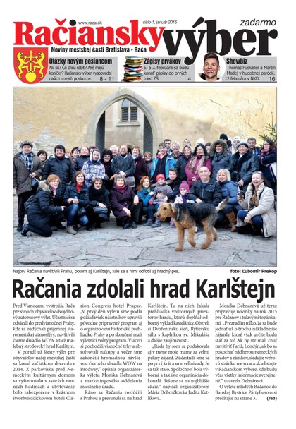 E-magazín 1,2015 - Miestny úrad Bratislava - Rača