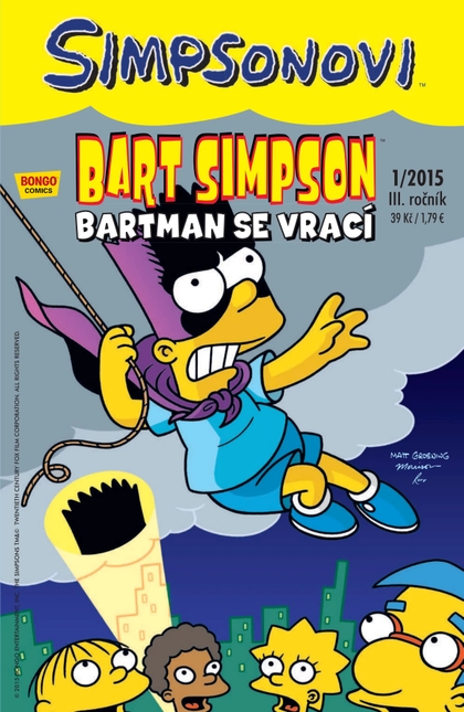 E-magazín Bart Simpson 1/2015: Bartman se vrací - Nakladatelství CREW