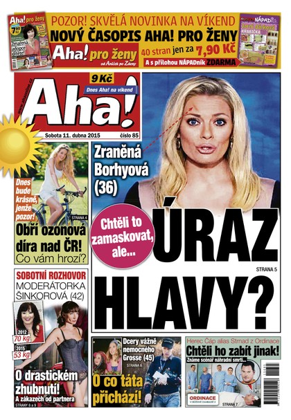 E-magazín AHA! - 11.4.2015 - CZECH NEWS CENTER a. s.