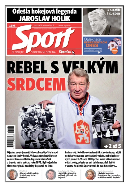 E-magazín Sport - 18.4.2015 - CZECH NEWS CENTER a. s.