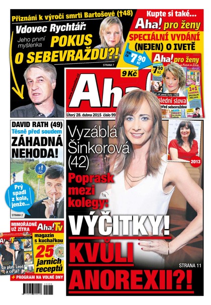 E-magazín AHA! - 28.4.2015 - CZECH NEWS CENTER a. s.